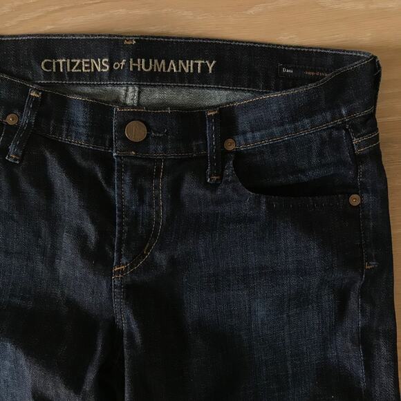 Citizens of Humanity Dani Crop Straight Leg Jeans 28/6 - Picture 5 of 6